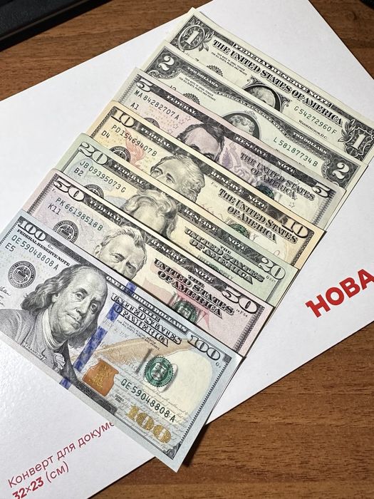 Колекція долар на  подарунок 1,2,5,10,20,50,100