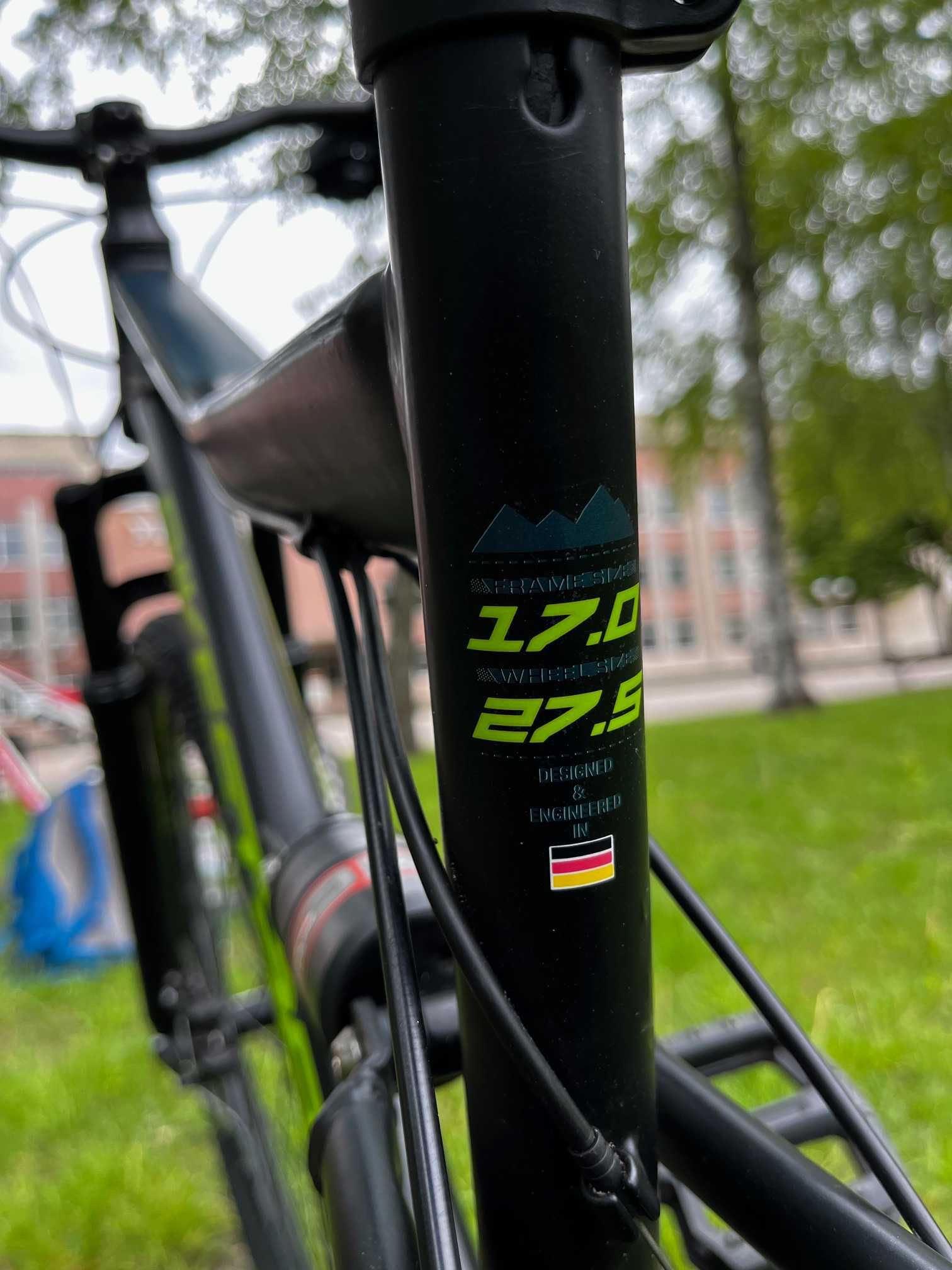 Велосипед із Німеччини 17" двопідвіс для підлітка НОВИЙ