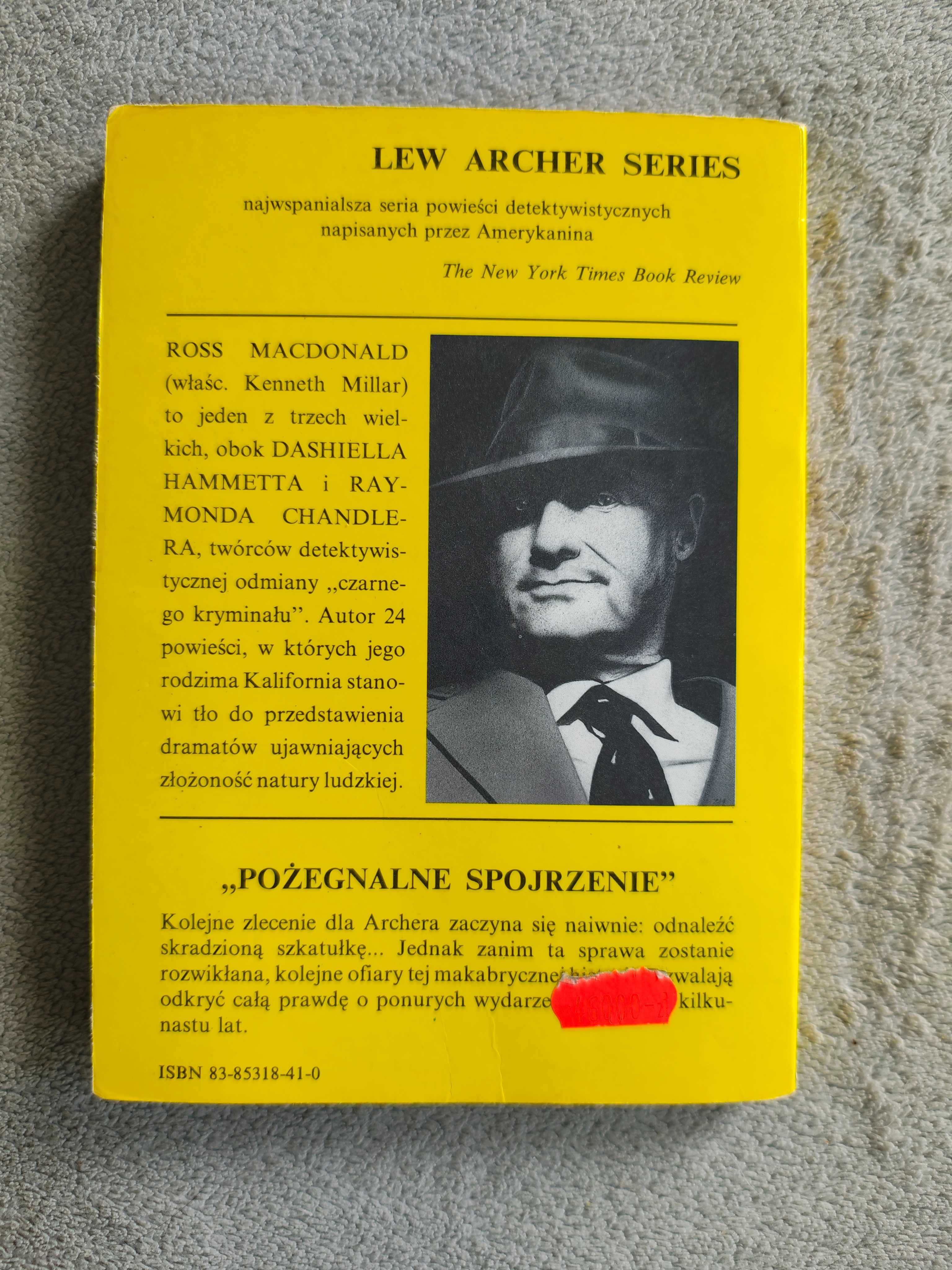 Pożegnalne spojrzenie, Ross MacDonald