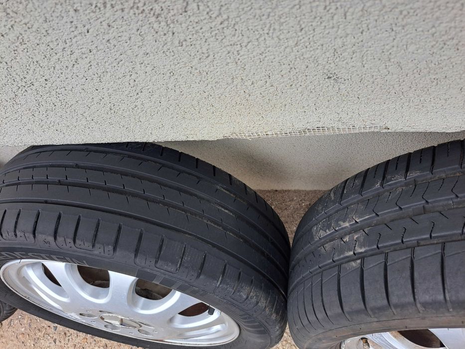 Felgi aluminiowe koła opony lato Mercedes A Klasa W168 kpl