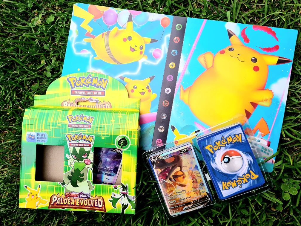 Nowy super zestaw karty Pokemon + album na karty Pokemon A5 - zabawki