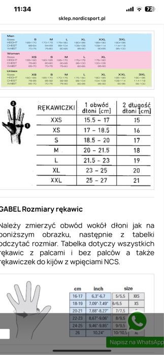 Rękawiczki dla dziecka 8-10 lat, rozmiar 5, firma INOC