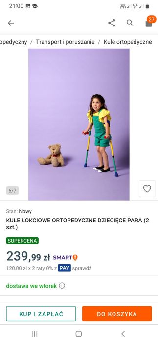 Kule ortopedyczne dziecience