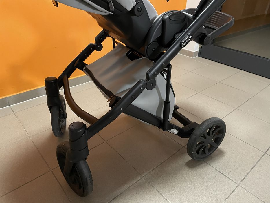 Wózek Anex e-type szary 2w1