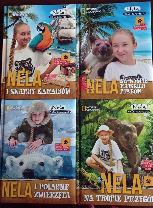 Książki dla dzieci Nela mała reporterka 4 tomy