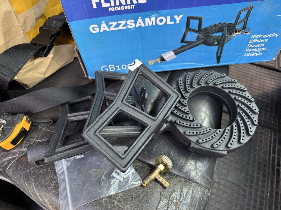 Газова чавунна горелка таганок 5,5кВт конфорка для кемпінгу ресторана