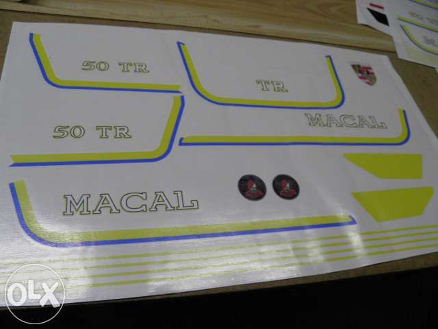 Autocolantes macal m83 m80 m70 tr50