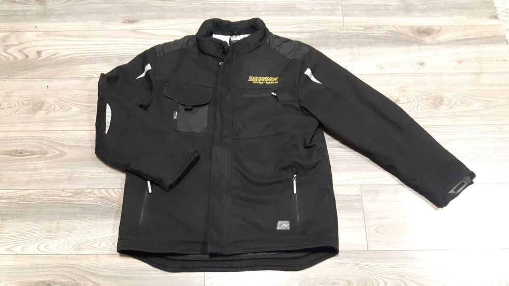 JAMES & NICHOLSON męska kurtka robocza typu softshell czarna rozm. XL