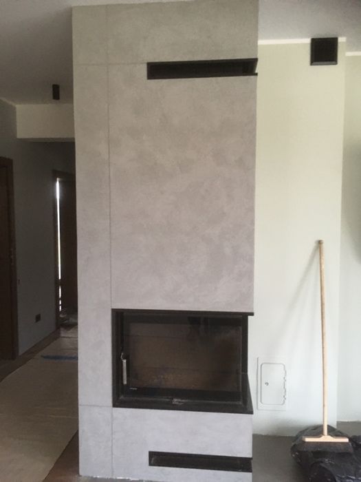 kominek NOWOCZESNY wkład + zabudowa PROMOCJA szybka realizacja FLOKI