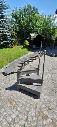 Stare kręcone schody żeliwne okazja rarytas zabytek