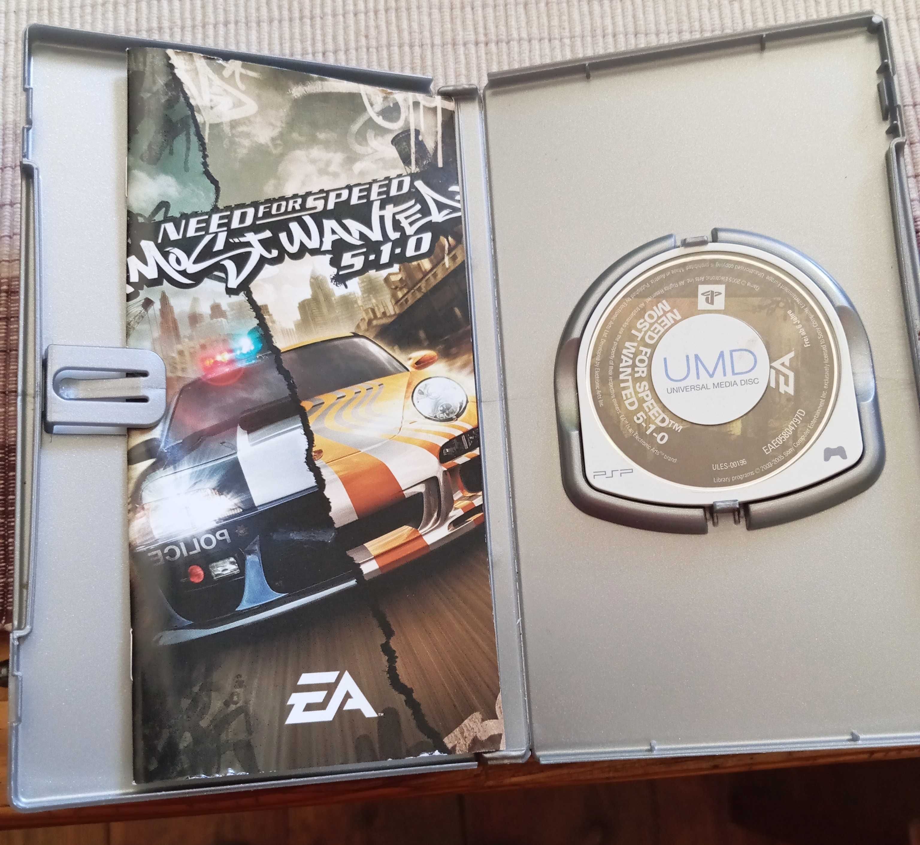 Need for Speed Most Wanted 5-1-0 platinium gra psp