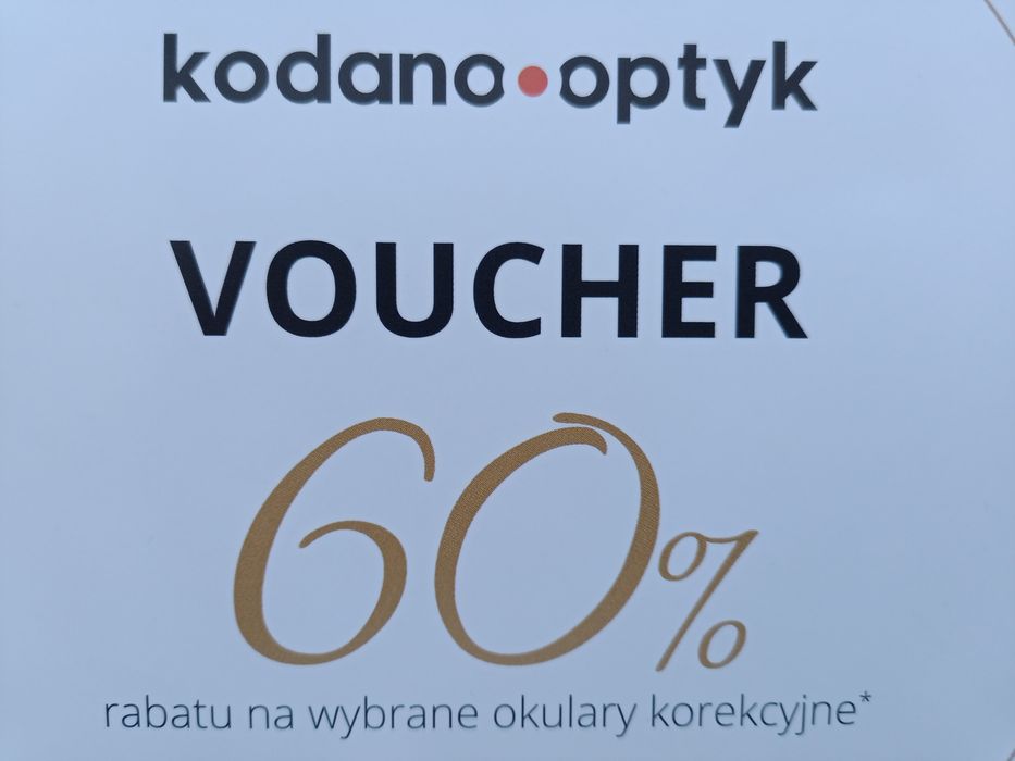 Voucher Kodano - 60% na okulary.