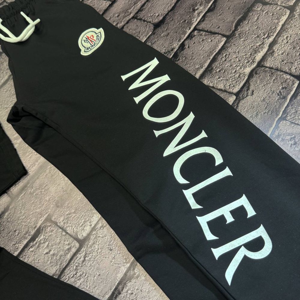 MONCLER 2024 Premium Женский спортивный костюм Монклер черный s-xl хит