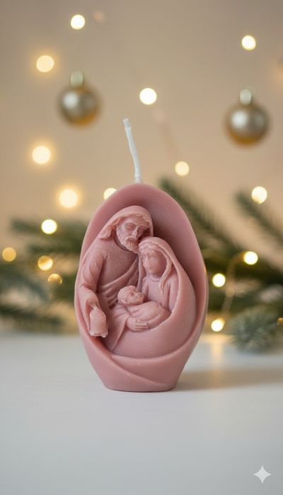 Świąteczne świeca sojowa