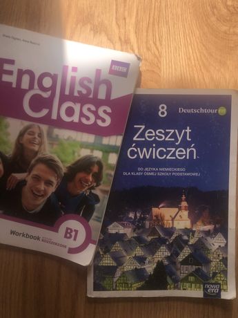 English Class zeszyt ćwiczeń do języka angielskiego i niemieckiego kl8