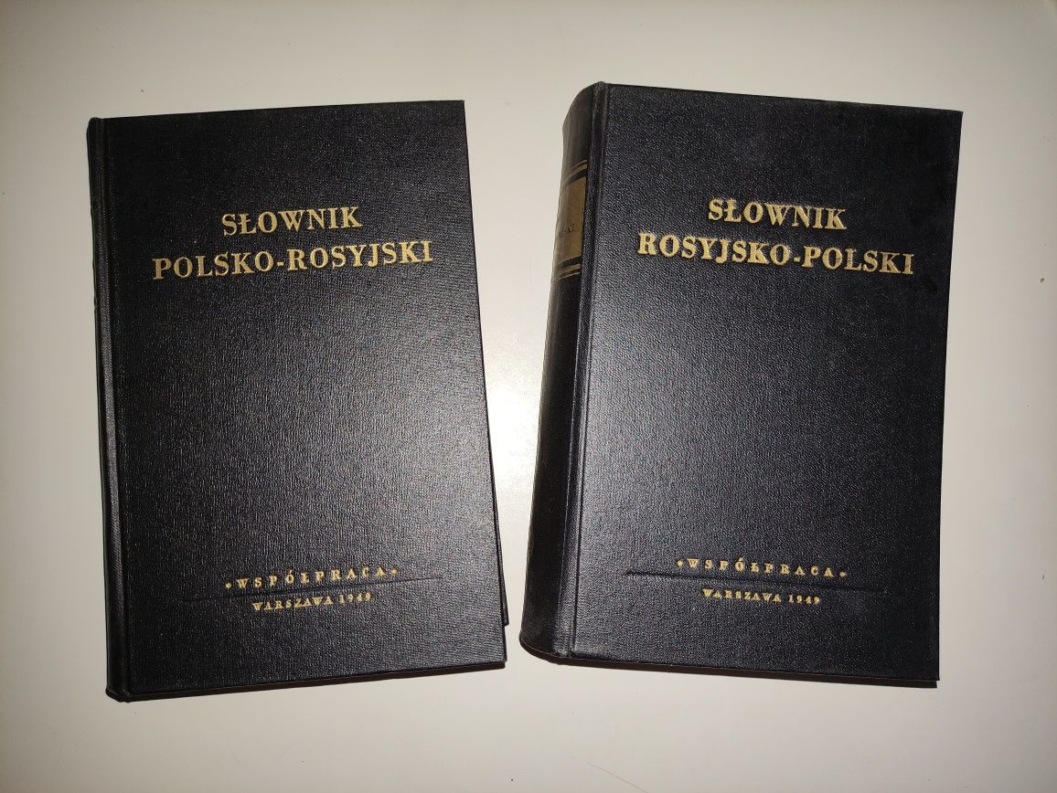 Słowniki rosyjsko-polskie 4 sztuki