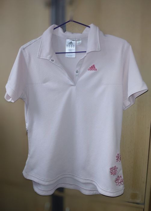 Рожеве поло "Adidas"