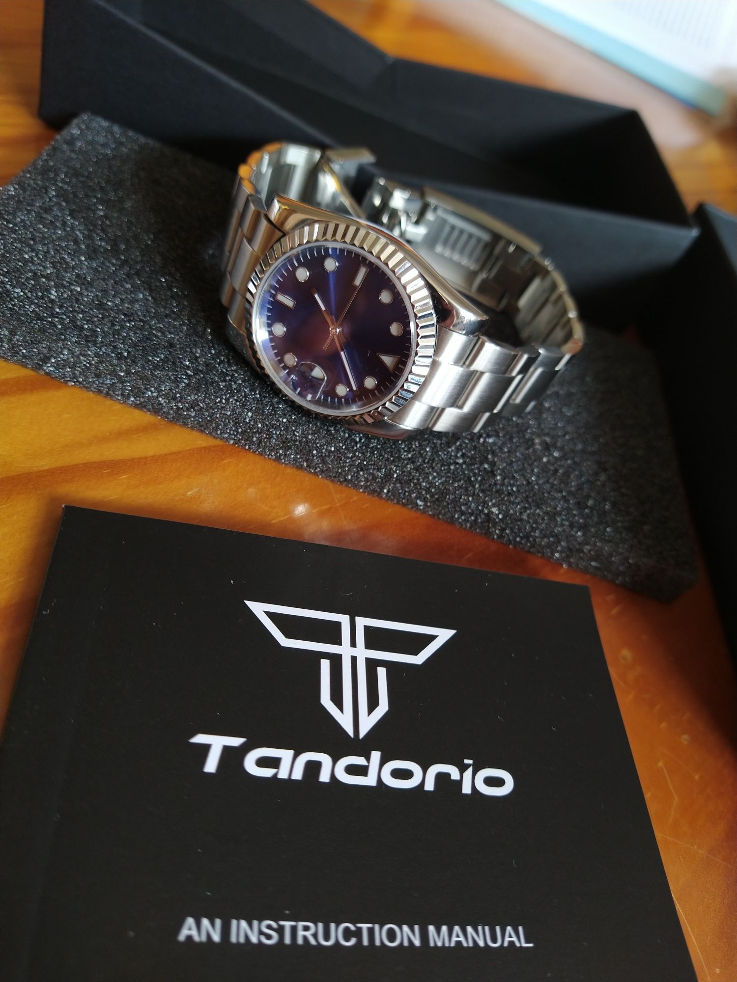 Relógio Datejust azul automático novo