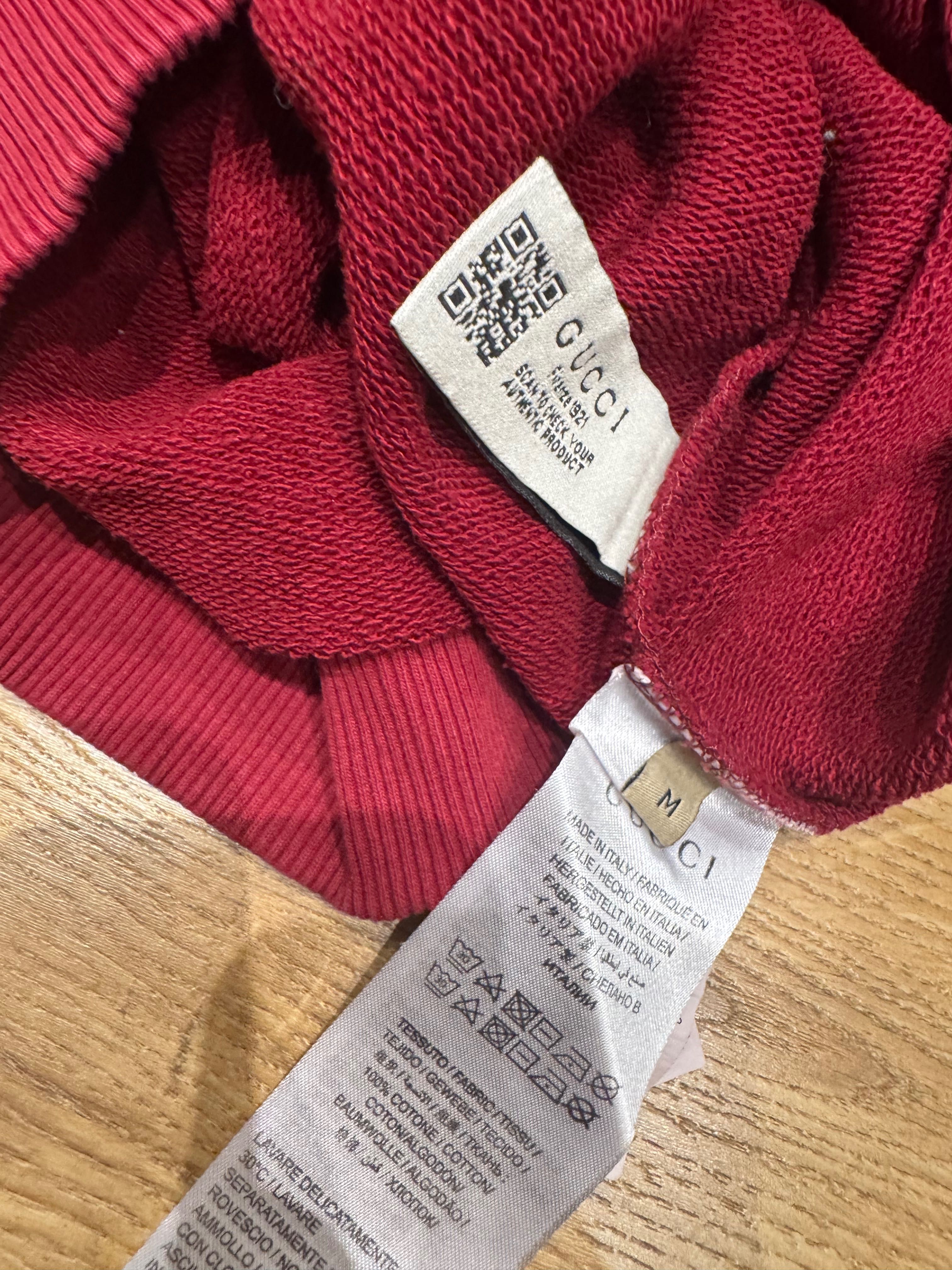 Bluza Gucci czerwona męska M