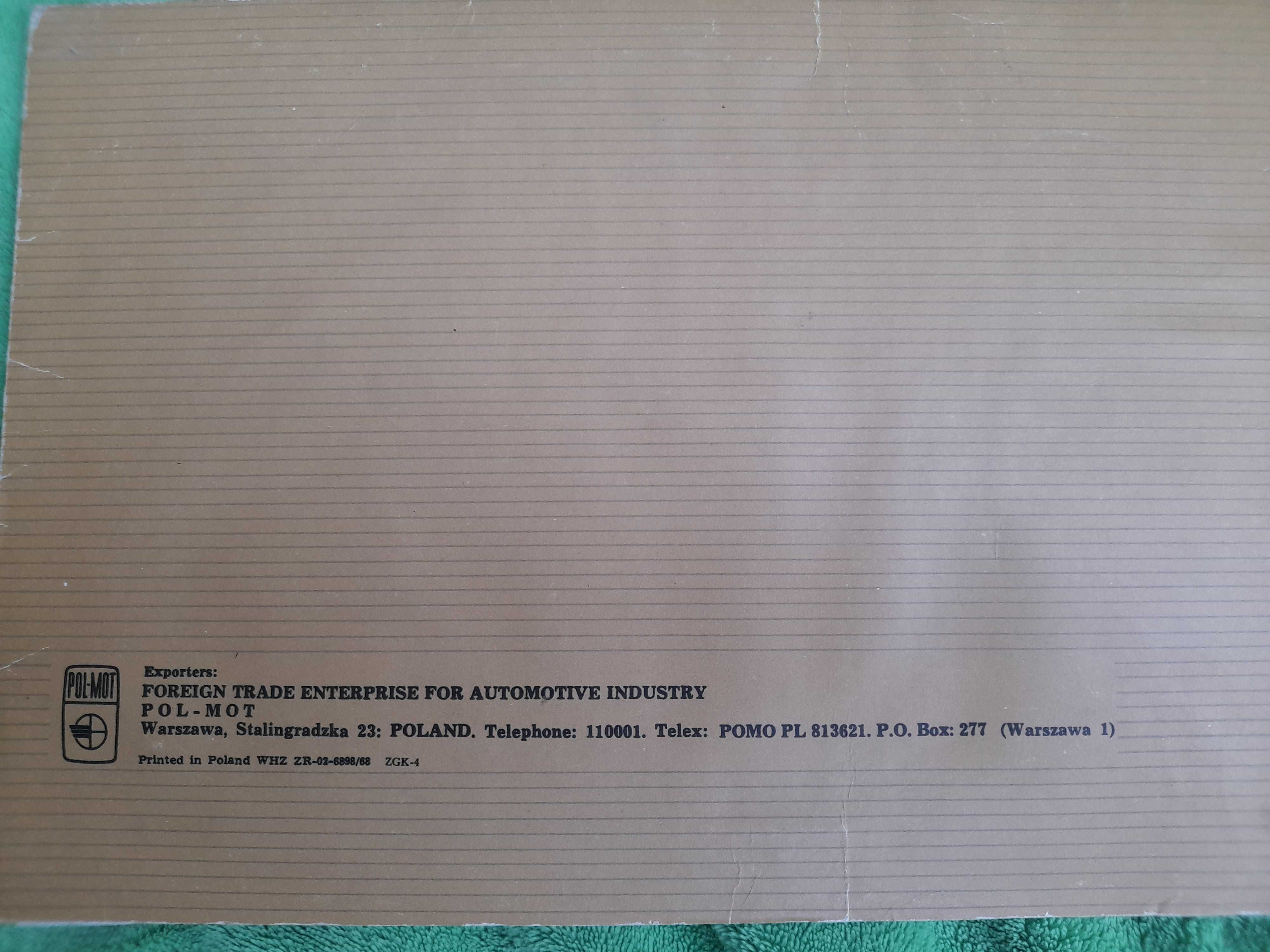 POL-MOT przyczepy Autosan rok 1968