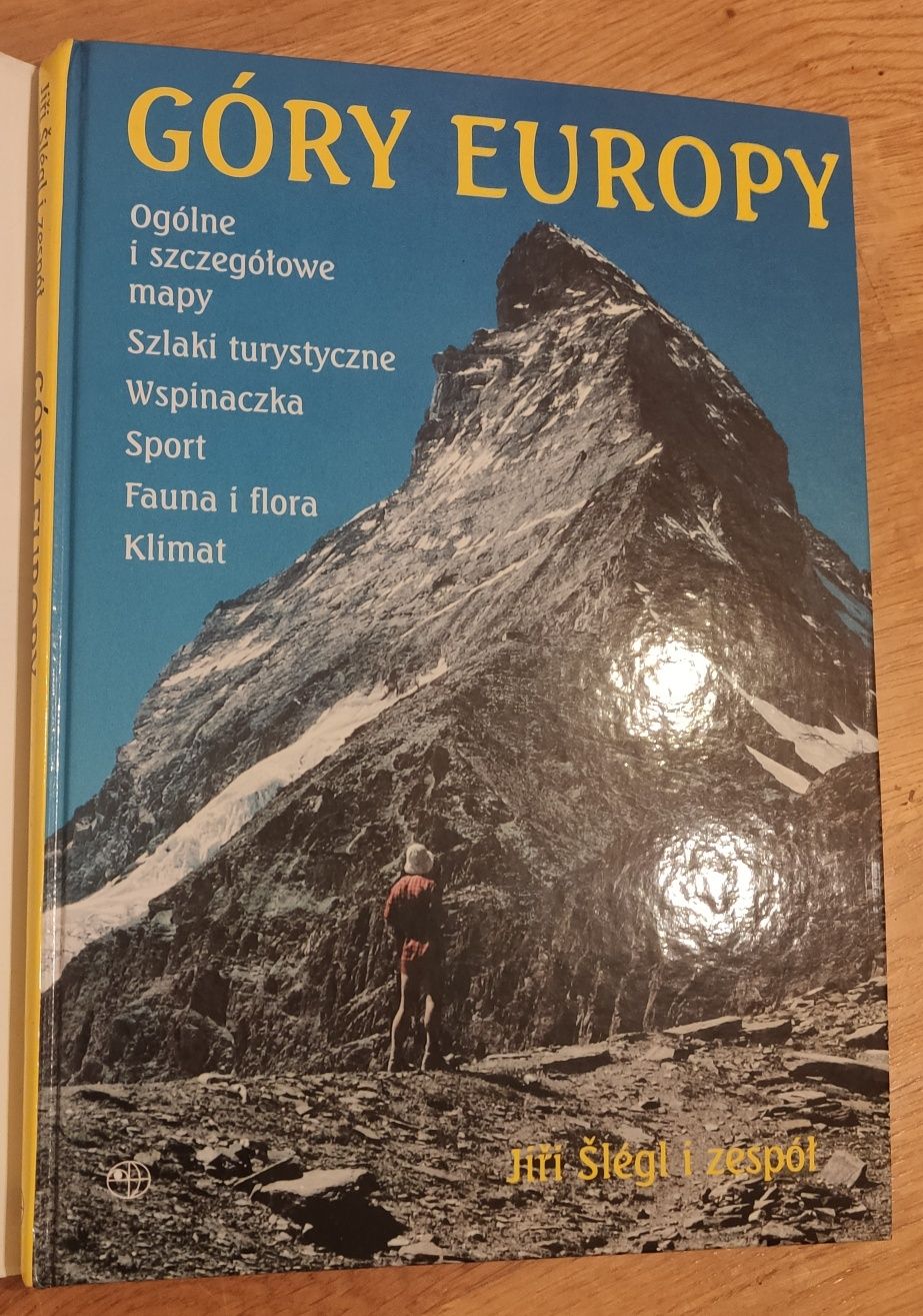 Góry Europy album mapy szlaki turystyczne przewodnik wspinaczka