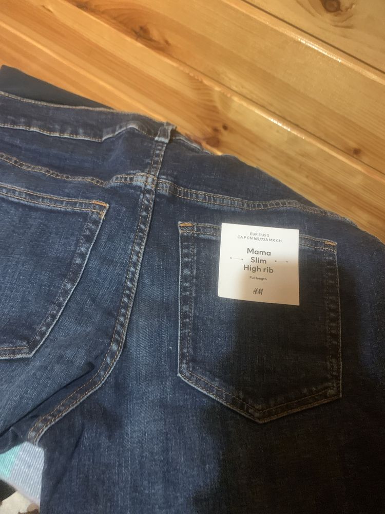 Одяг джинси для вагітних HM denim бедра 95-100 Нові