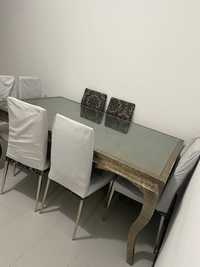 Mesa Jantar + 8 cadeiras