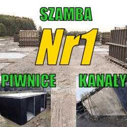 Zbiornik betonowy Kanały samochodowe Piwnice Ziemianki Szamba betonowe