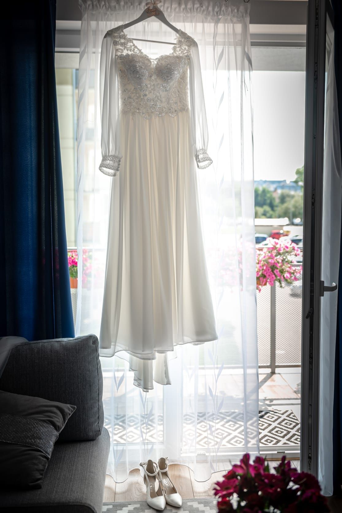 Suknia ślubna w stylu boho rozmiar 38