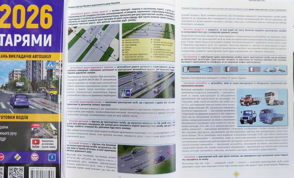 Правила Дорожнього Руху ПДР 2026 з коментарями та ілюстраціями