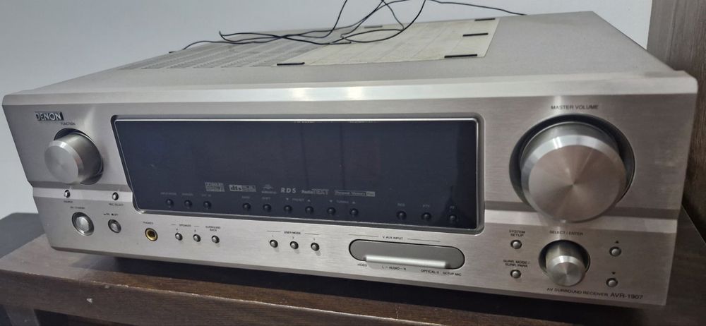 Denon AVR-1907 receiver zadbany amplituner kolumny gratis