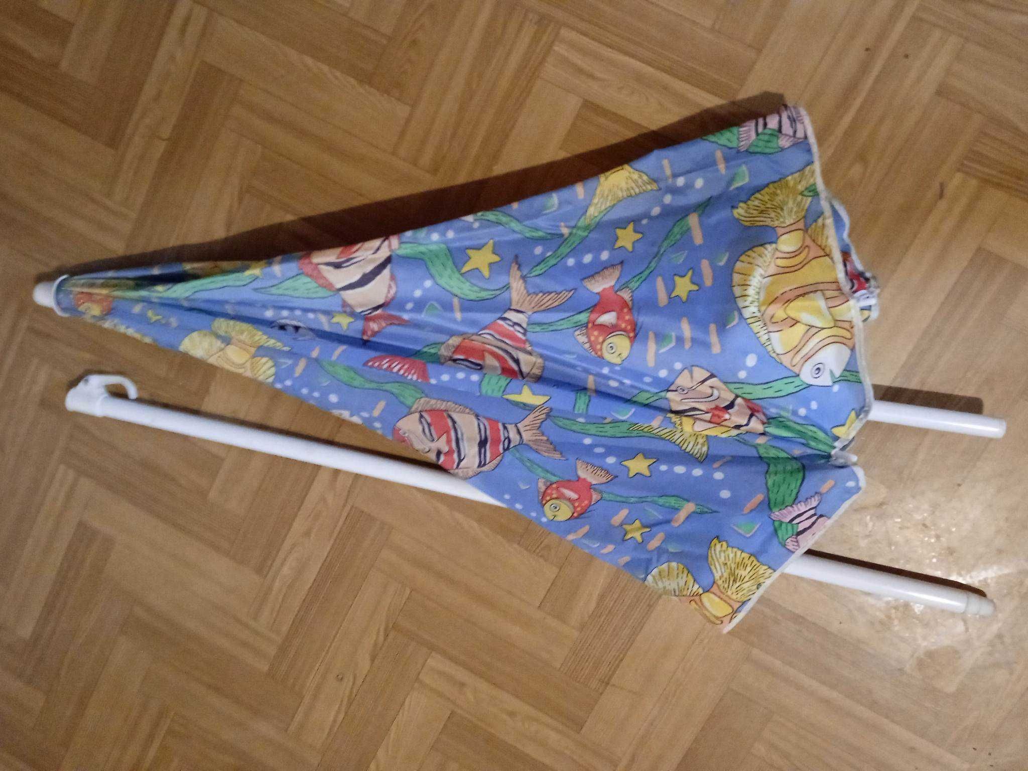 Parasol plażowy/zewnętrzny śr. 150 cm we wzory