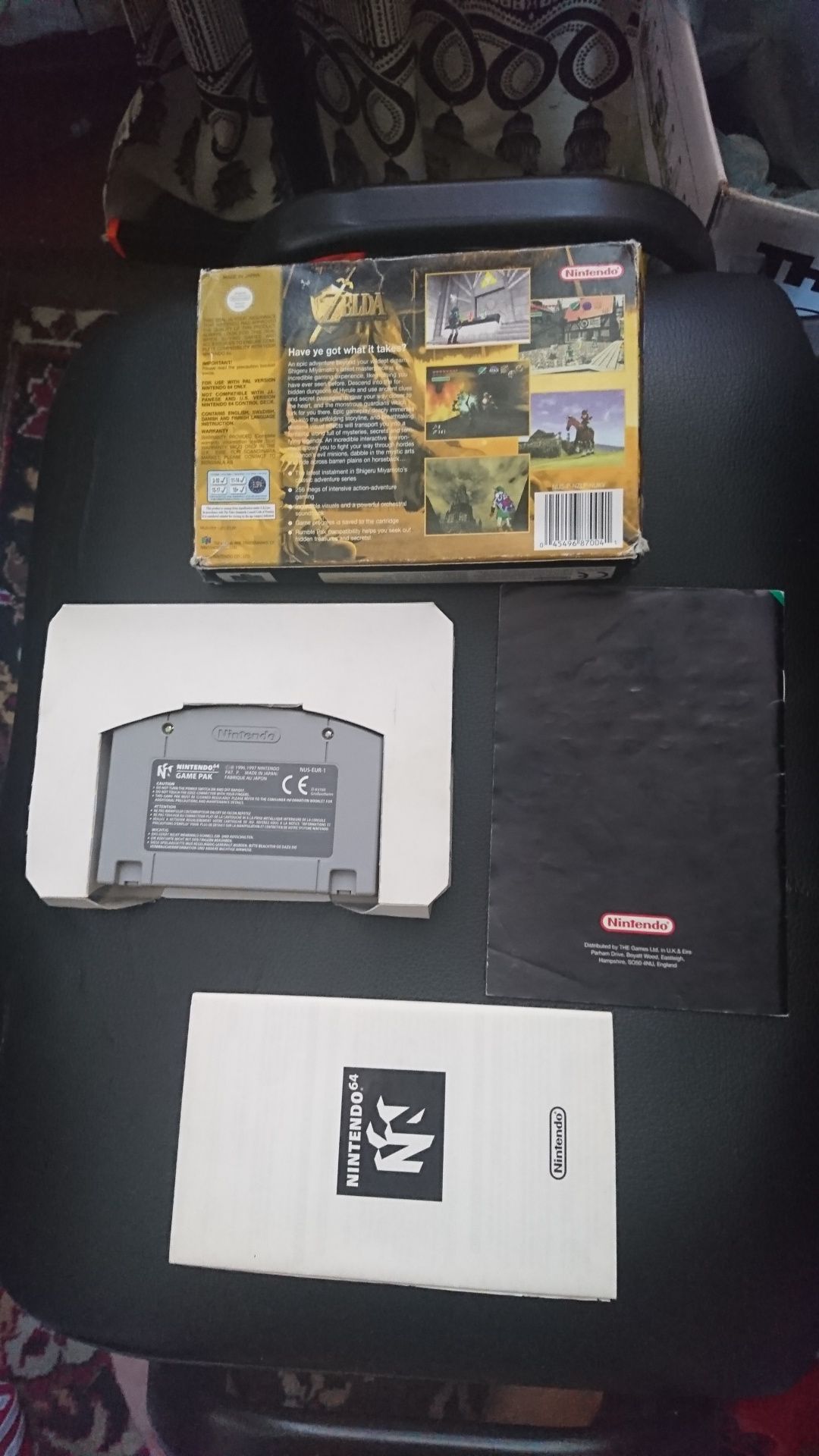 Legend of Zelda Ocarina of Time (n64 nintendo64) PAL оригинал