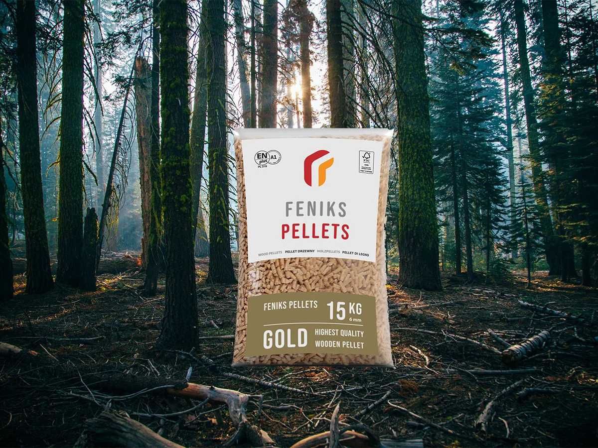 Pellet 19,5MJ/kg BLAUBERG A2 6mm również pelet Feniks Lava Olczyk