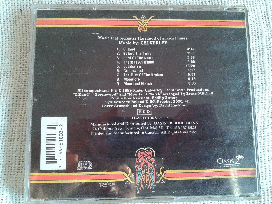 Calverley - Celtic Mysteries CD