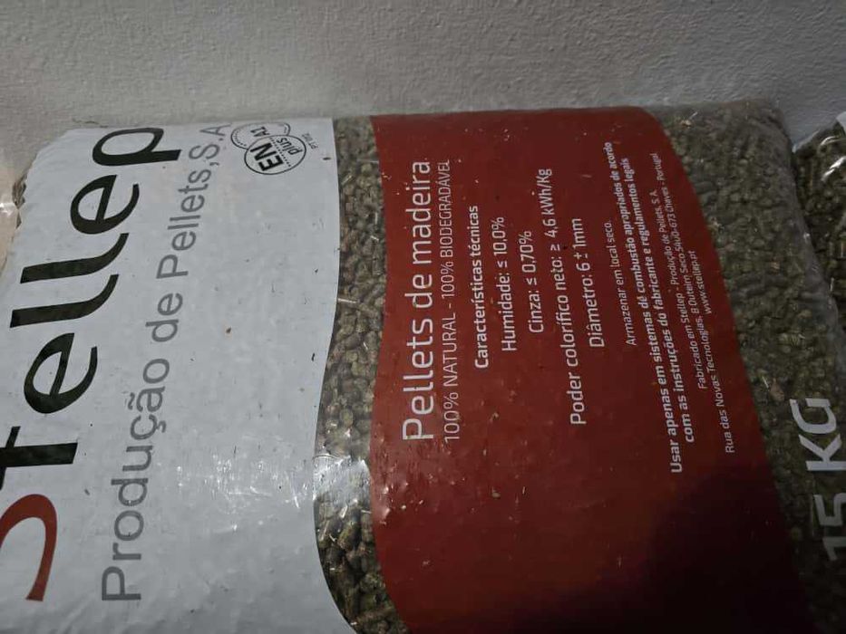 Pellets de Madeira Stellep ENplus A1