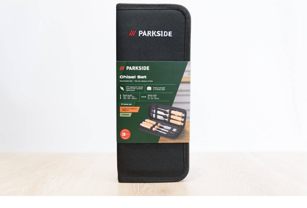 Оригінальний набір стамесок Parkside(Німеччина) 6шт