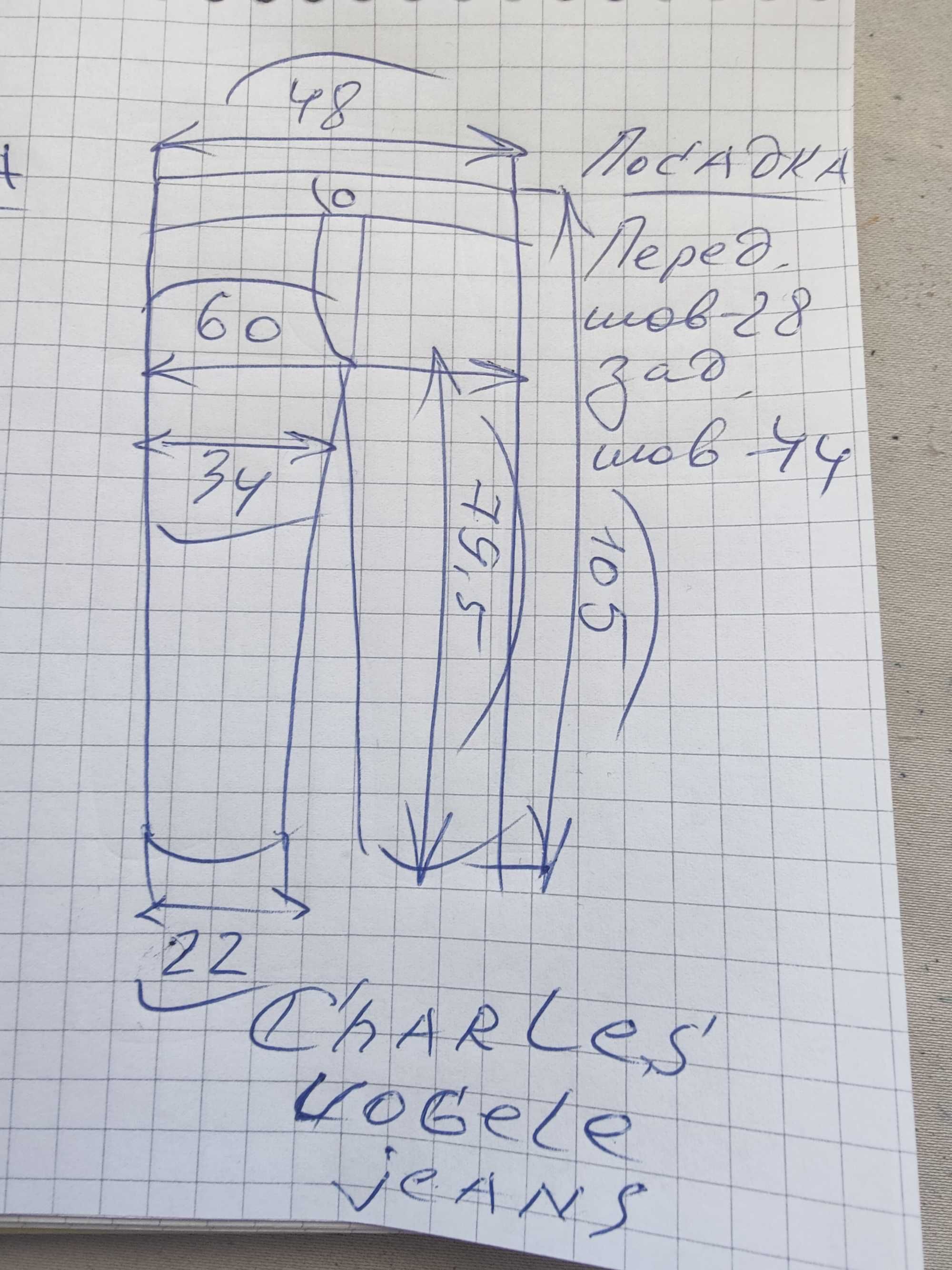 Джинсы Charles Vögele jeans Швейцария w38 navy.