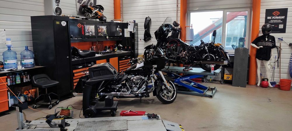 Мото діагностика сервіс кастом ремонт Harley-Davidson Київ та Дніпро