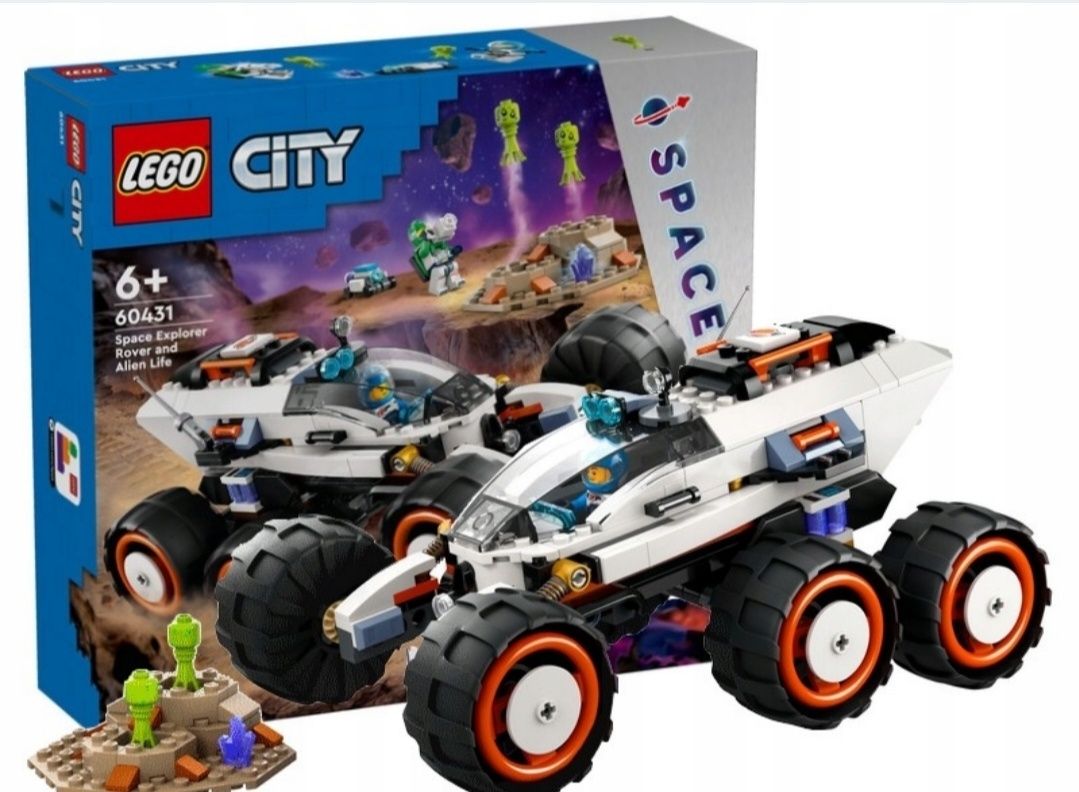 LEGO City 60431 Kosmiczny łazik i badanie życia w kosmosie nowe