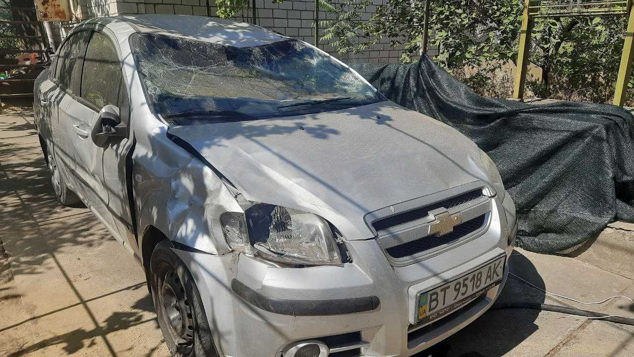 Авто Шевроле Авео після ДТП