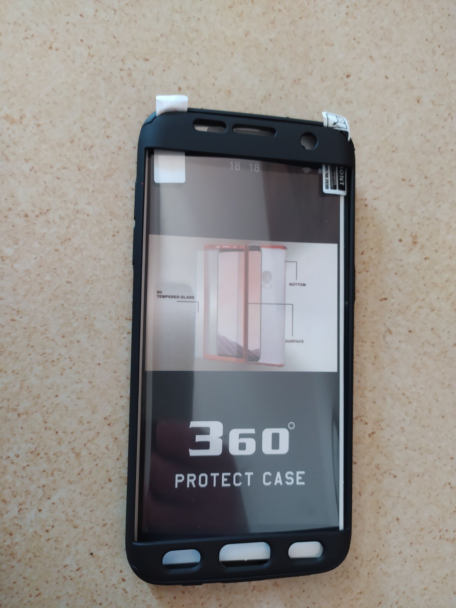 Capa de proteção frente e verso. Para Galaxy edge s7