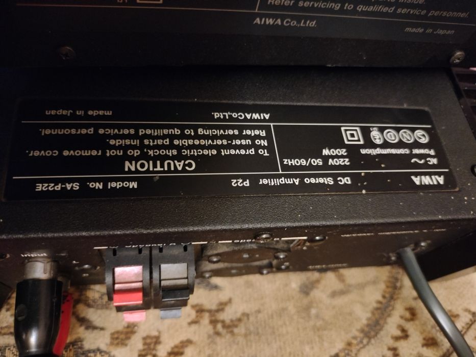 Mini wieża Aiwa, R30, C22, P22. Japan, sprawna.