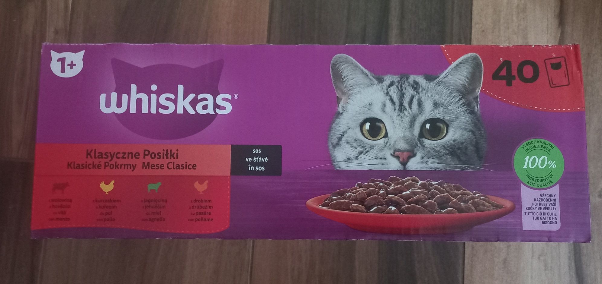 Whiskas Klasyczne Posiłki 80×85g w sosie