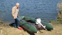 Надувная моторная лодка Solar 330- 4х местная.