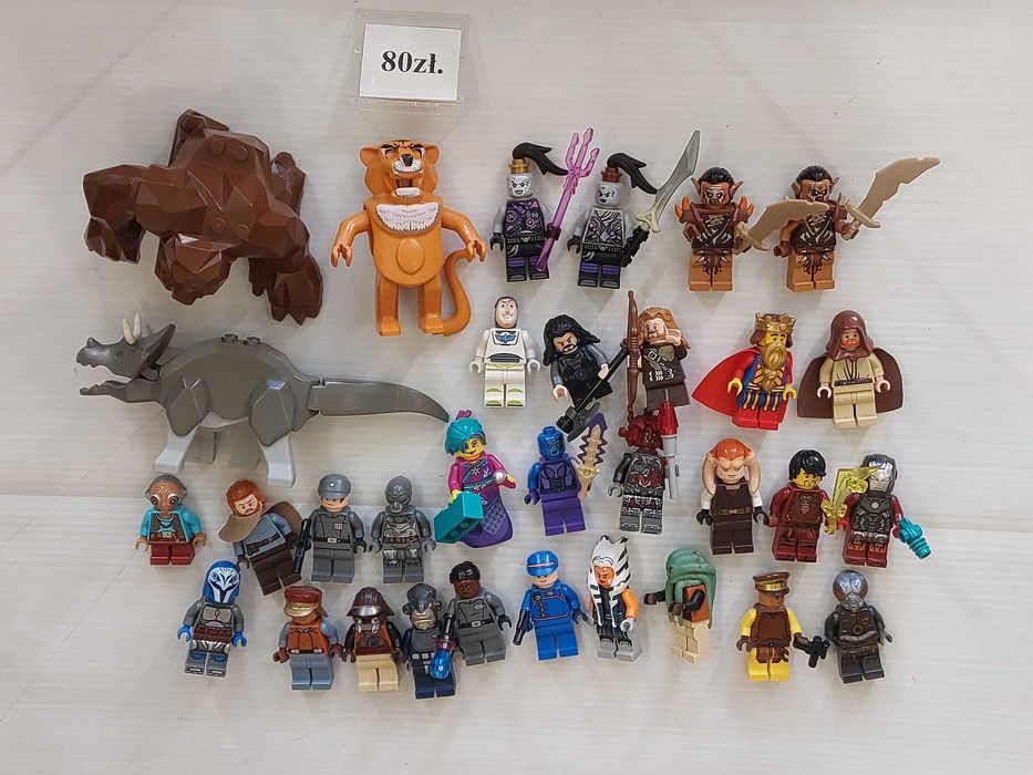 Lego figurki Star Wars i inne.
