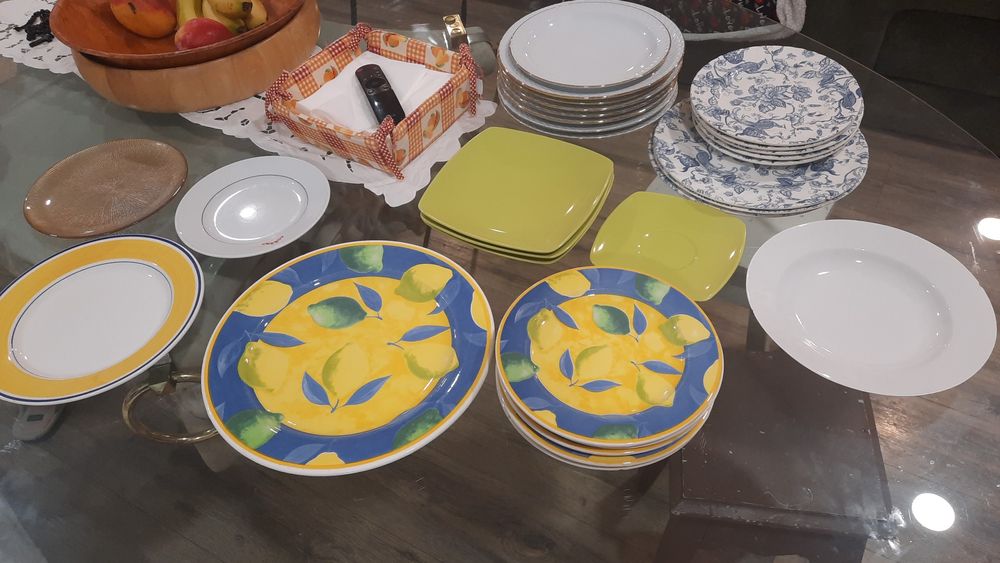 Pratos de qualidade e marca variados