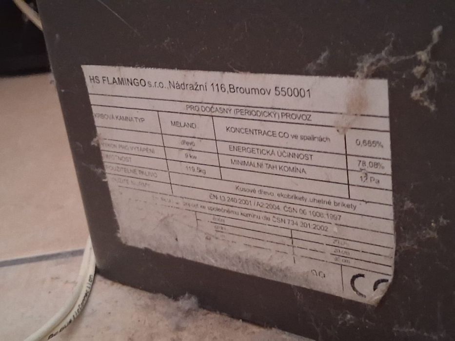 Piec Kominek HS Flamingo Meland