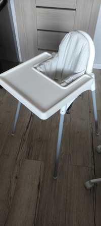 Krzesełko do karmienia IKEA ANTILOP
Krzesełko do karmienia, biały/sreb