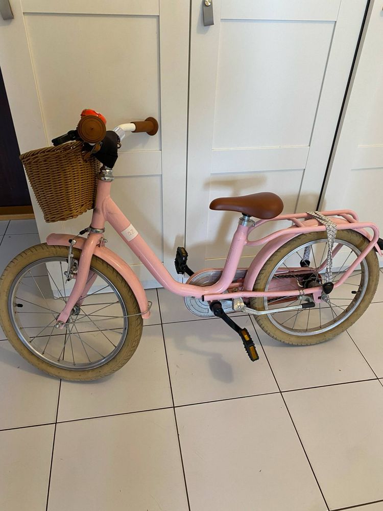 puky rower rowerek 16 retro bagaznik koszyk woom